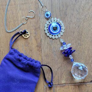 Evil Eye Suncatcher Hanging Pendant